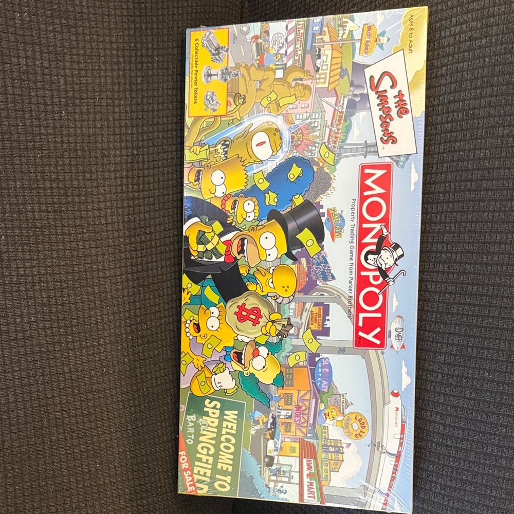 Vintage! Factory Sealed!  The Simpsons Monopoly Board Game